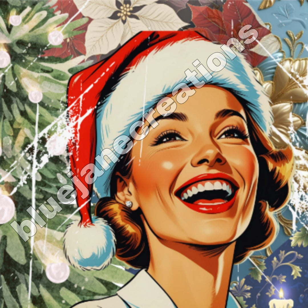 Wonky Christmas Collage Papers