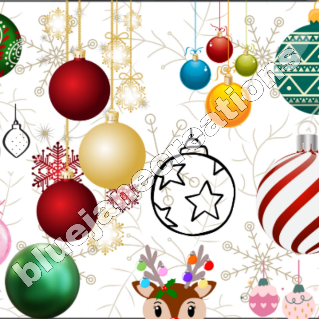Wonky Christmas Collage Papers