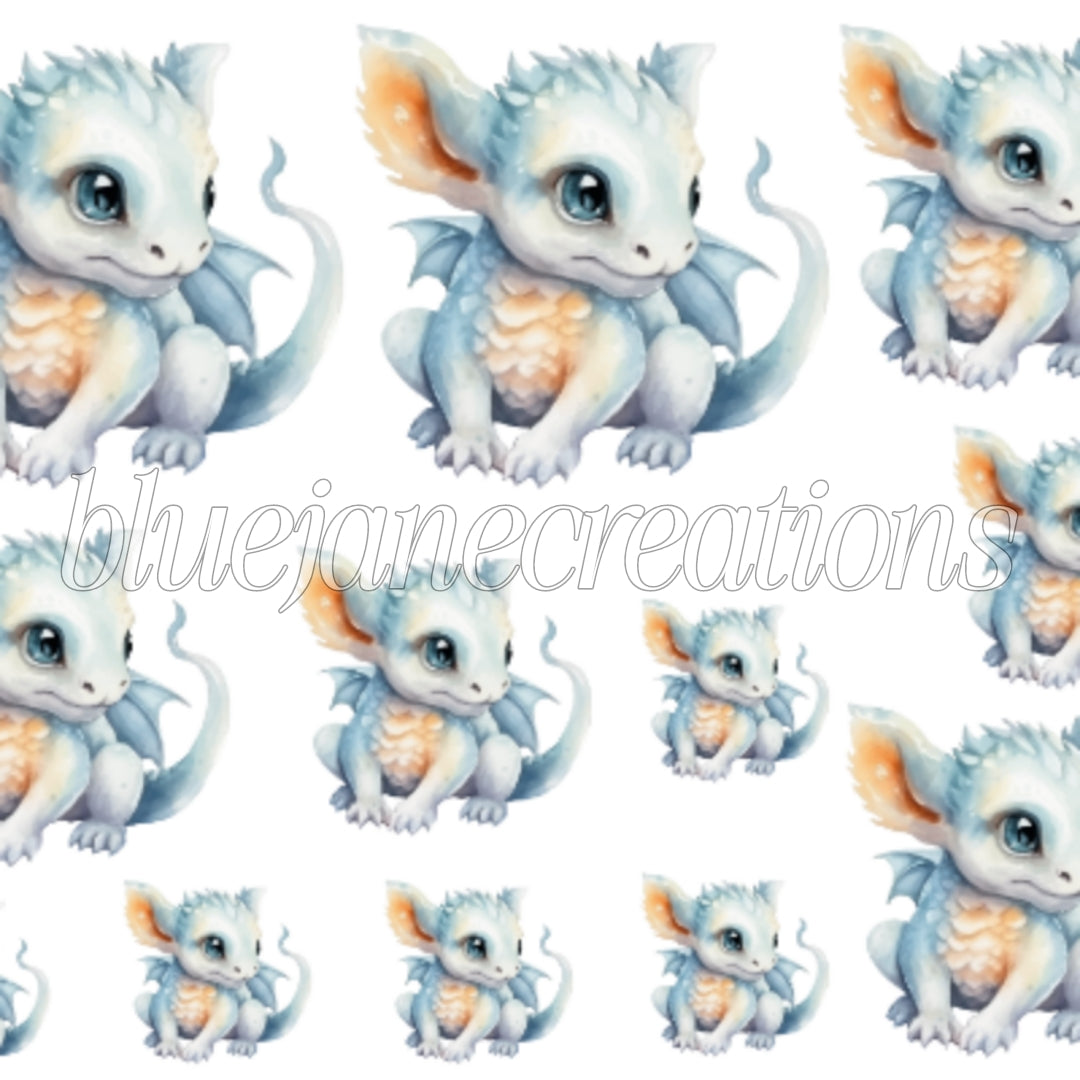 Baby Dragon Cut-apart Pages