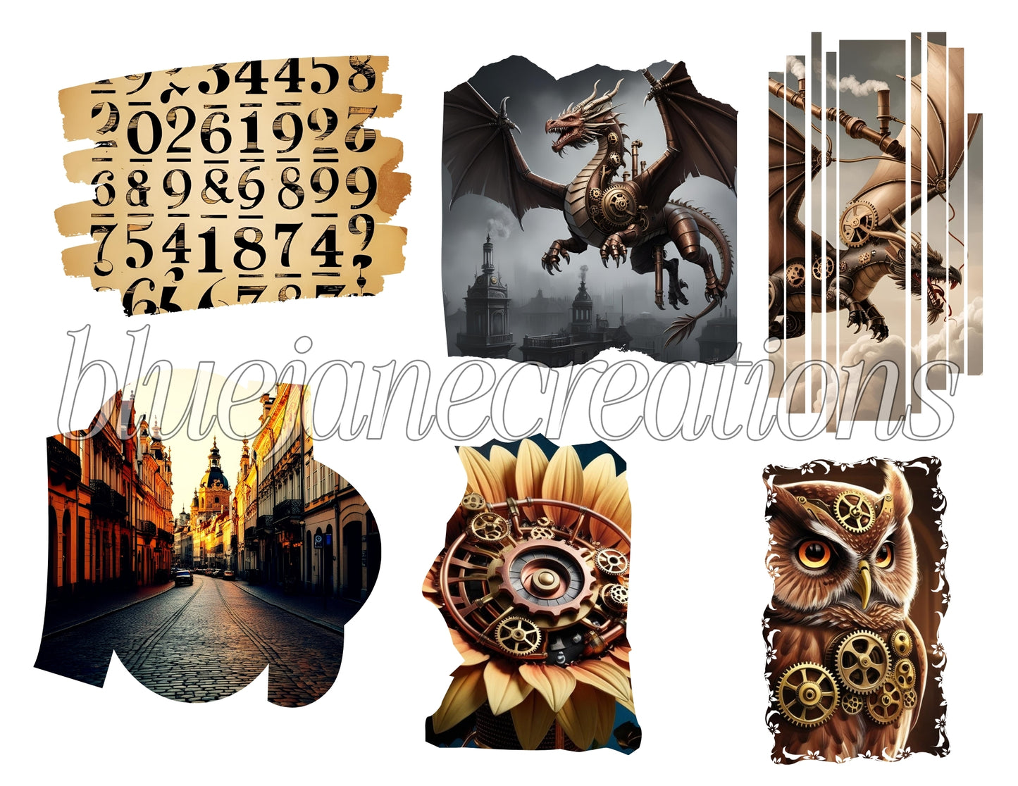 Steampunk Paper Collection