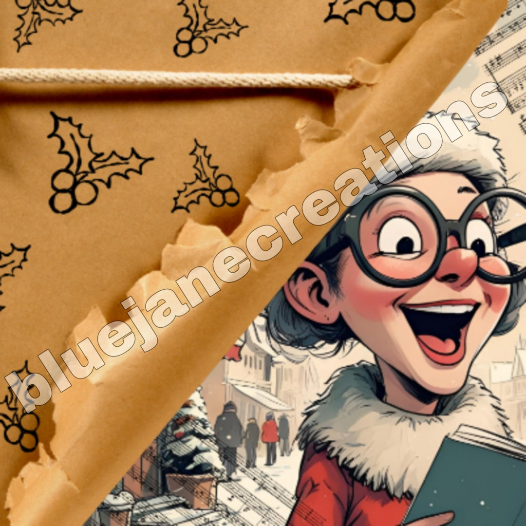 Wonky Christmas Collage Papers