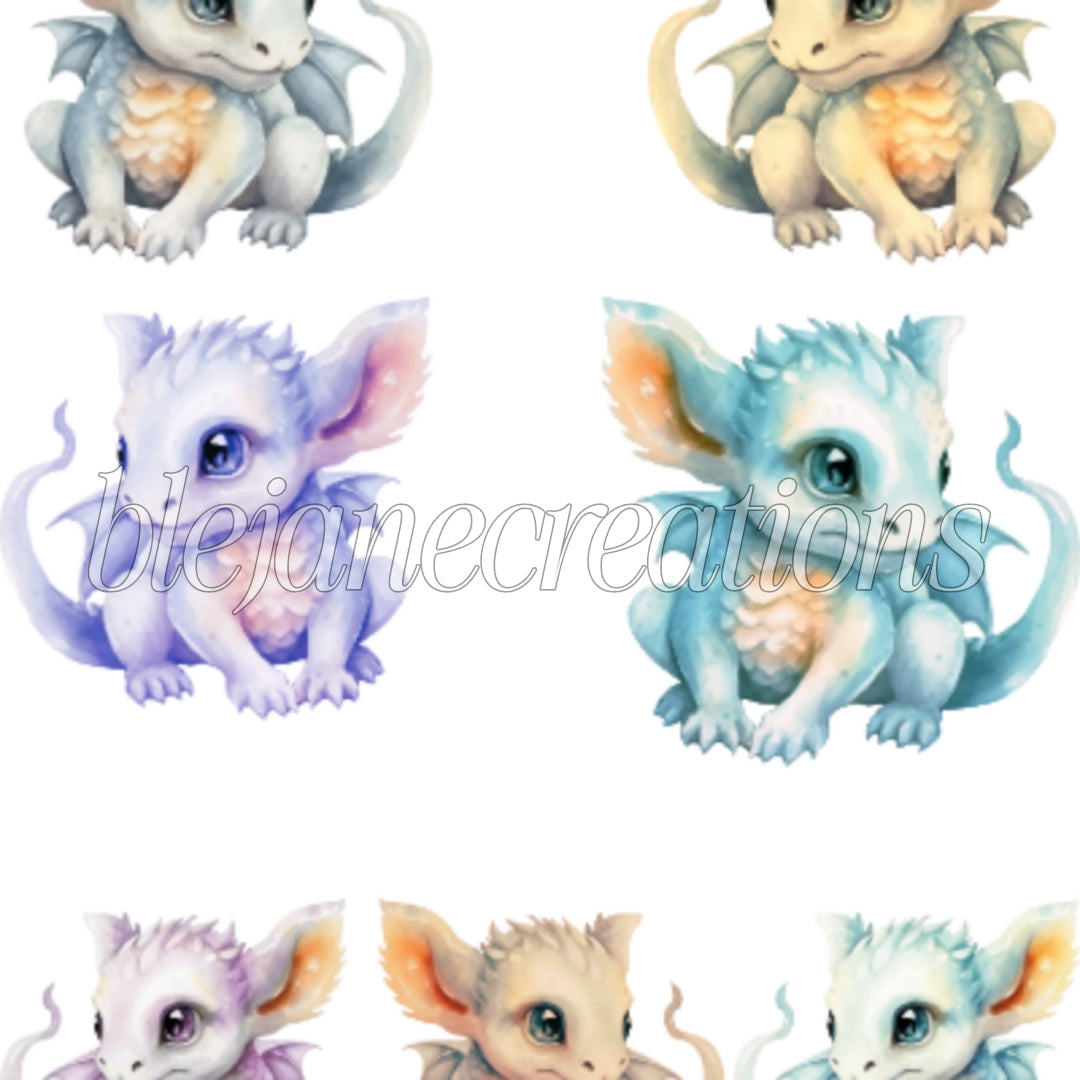 Baby Dragon Paper Collection
