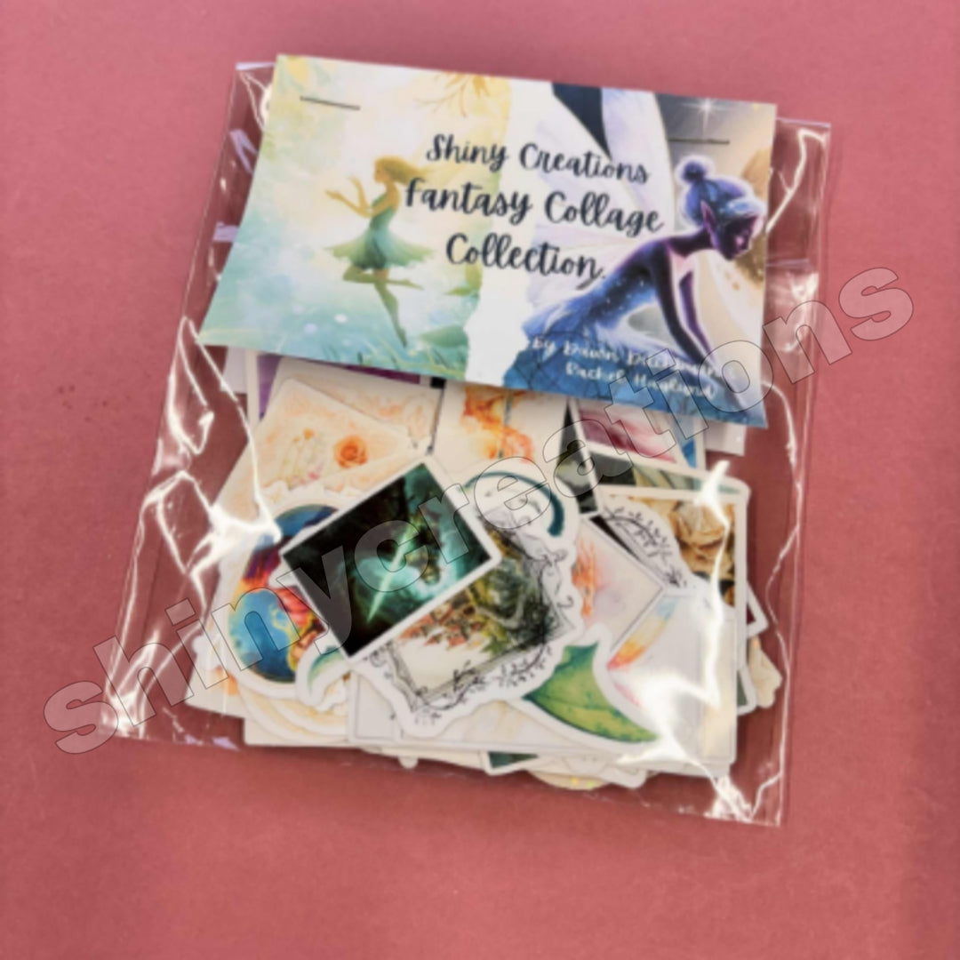 Shiny Creations 70 pc Fantasy Collage Ephemera Pack