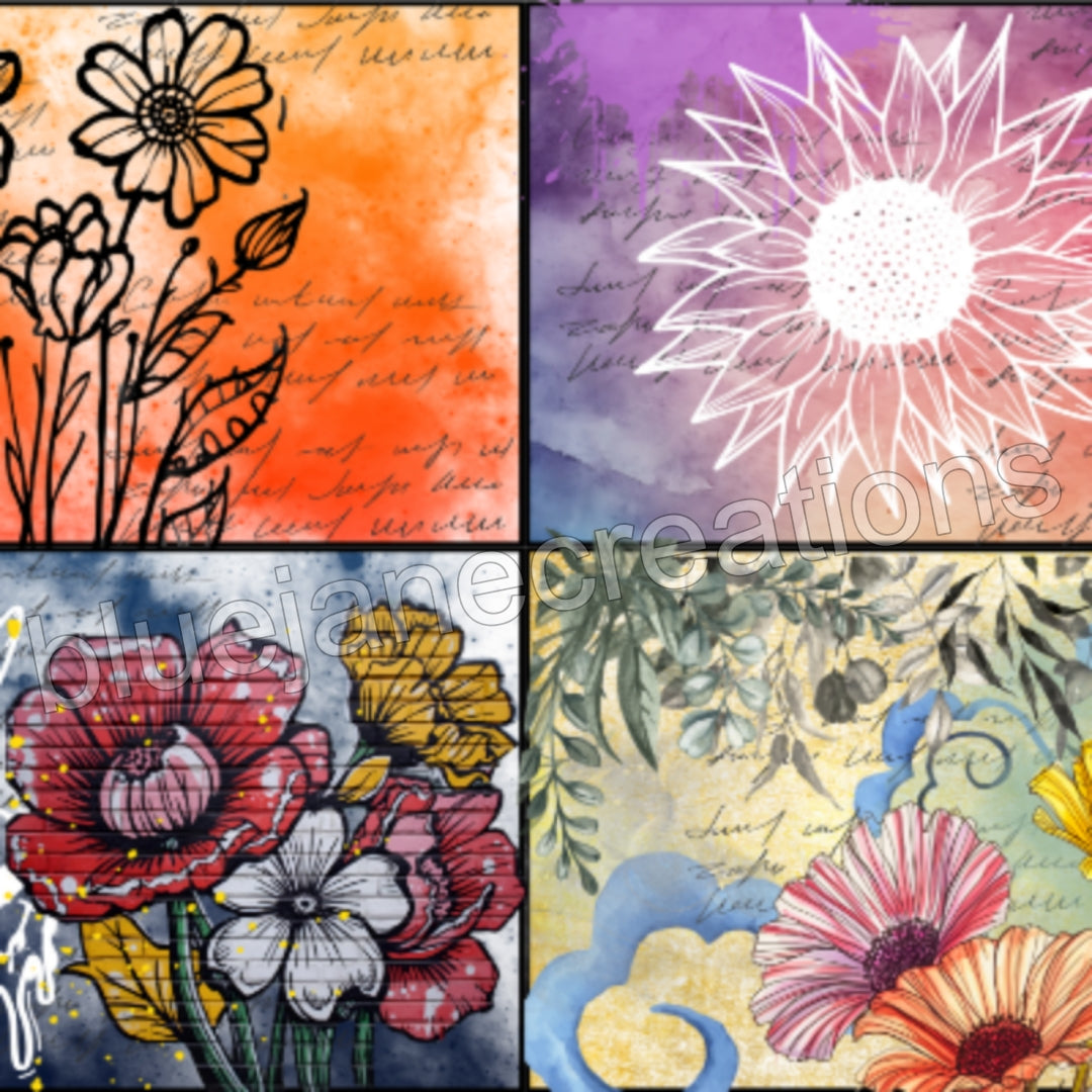 Graphic Wall Flowerz Collection