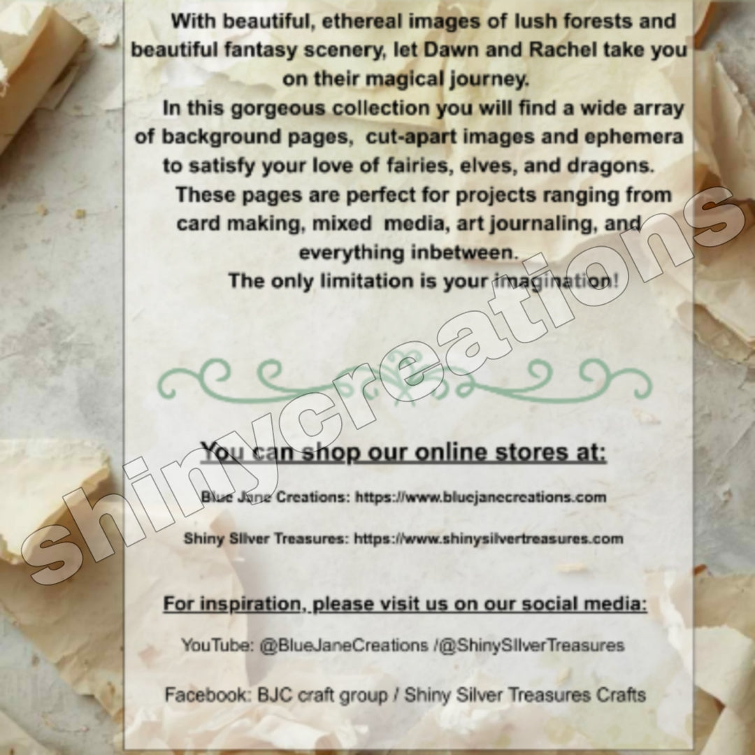 Shiny Creations Fantasy Collage Collection, Digital Edition