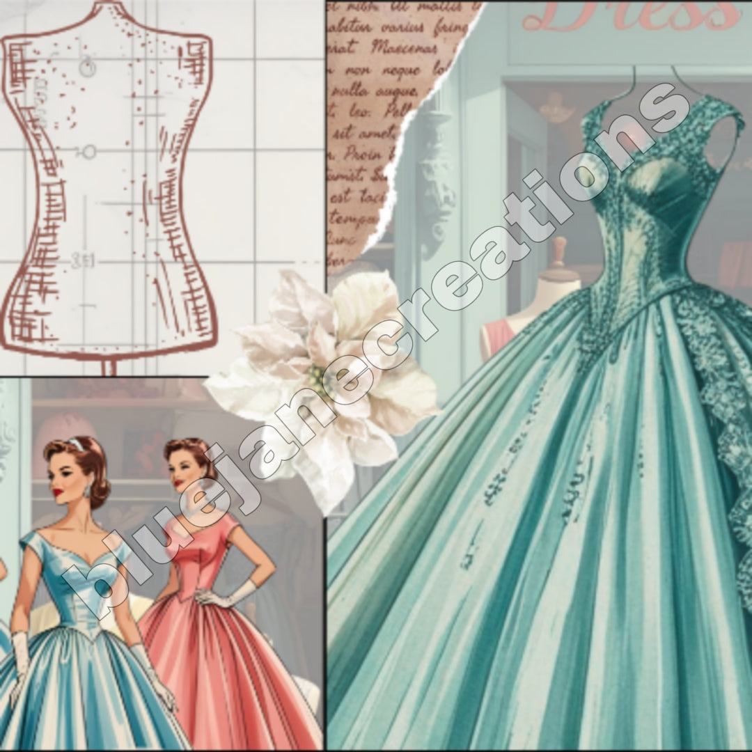Funkiest Fashions Collage Papers