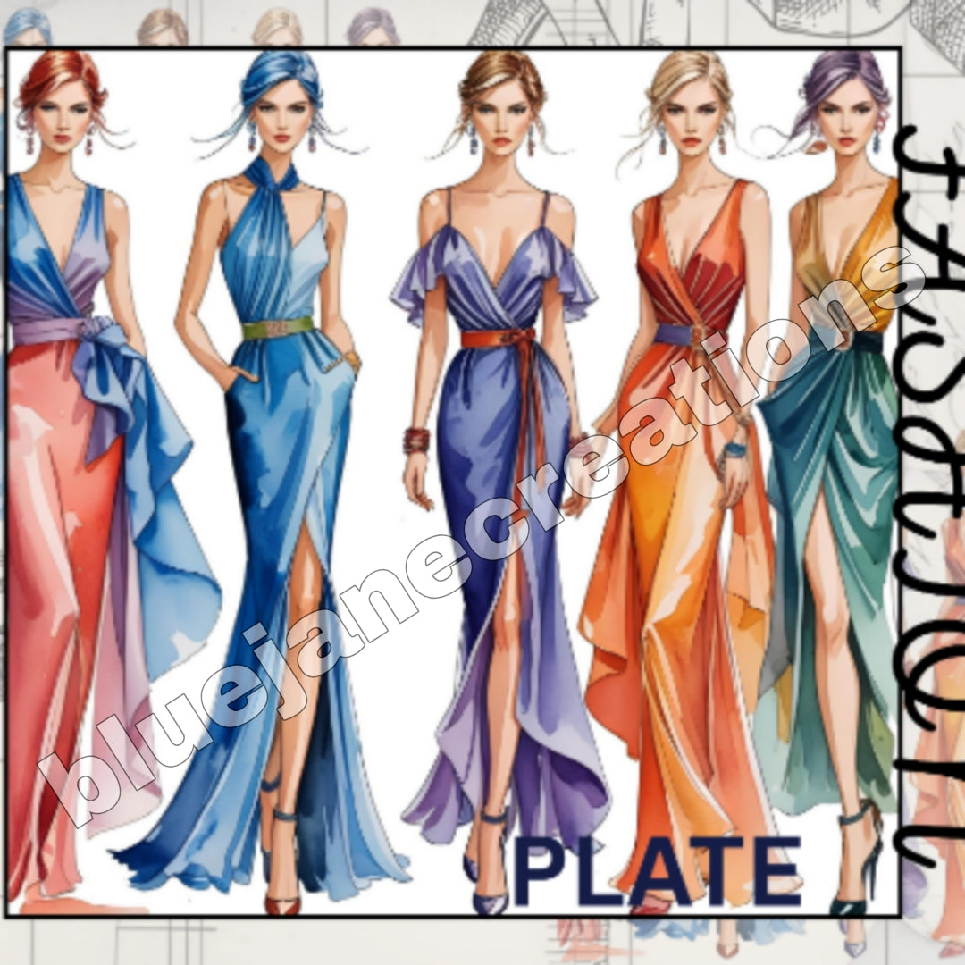 Funkiest Fashions Collage Papers