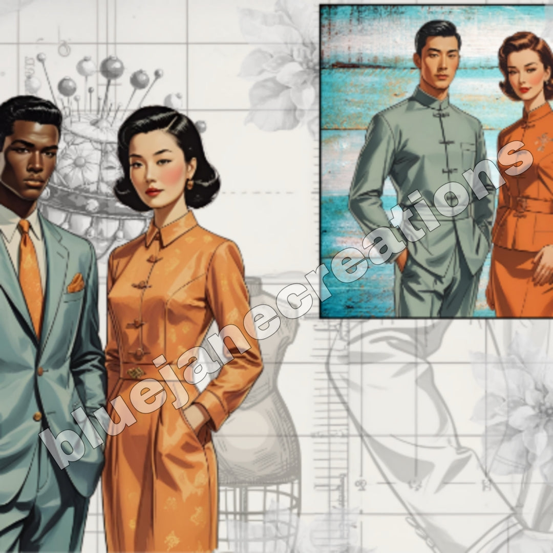 Funkiest Fashions Collage Papers