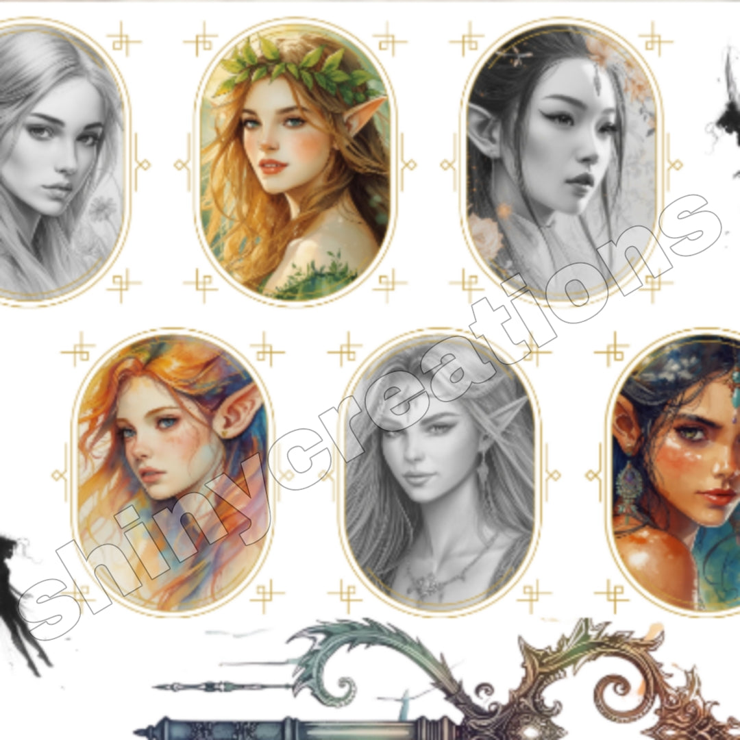 Shiny Creations Fantasy Collage Collection, Digital Edition