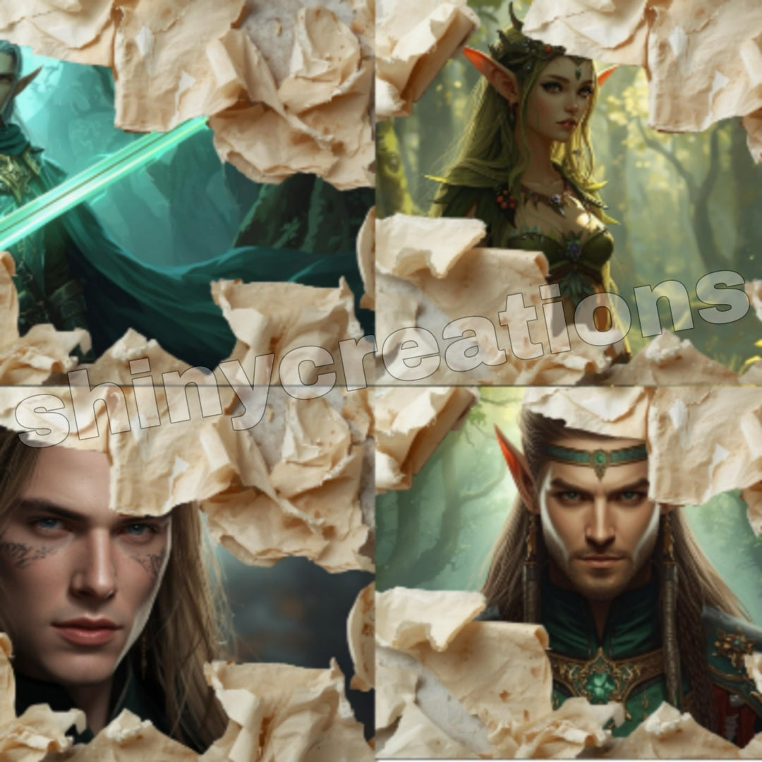 Shiny Creations Fantasy Collage Collection, Digital Edition