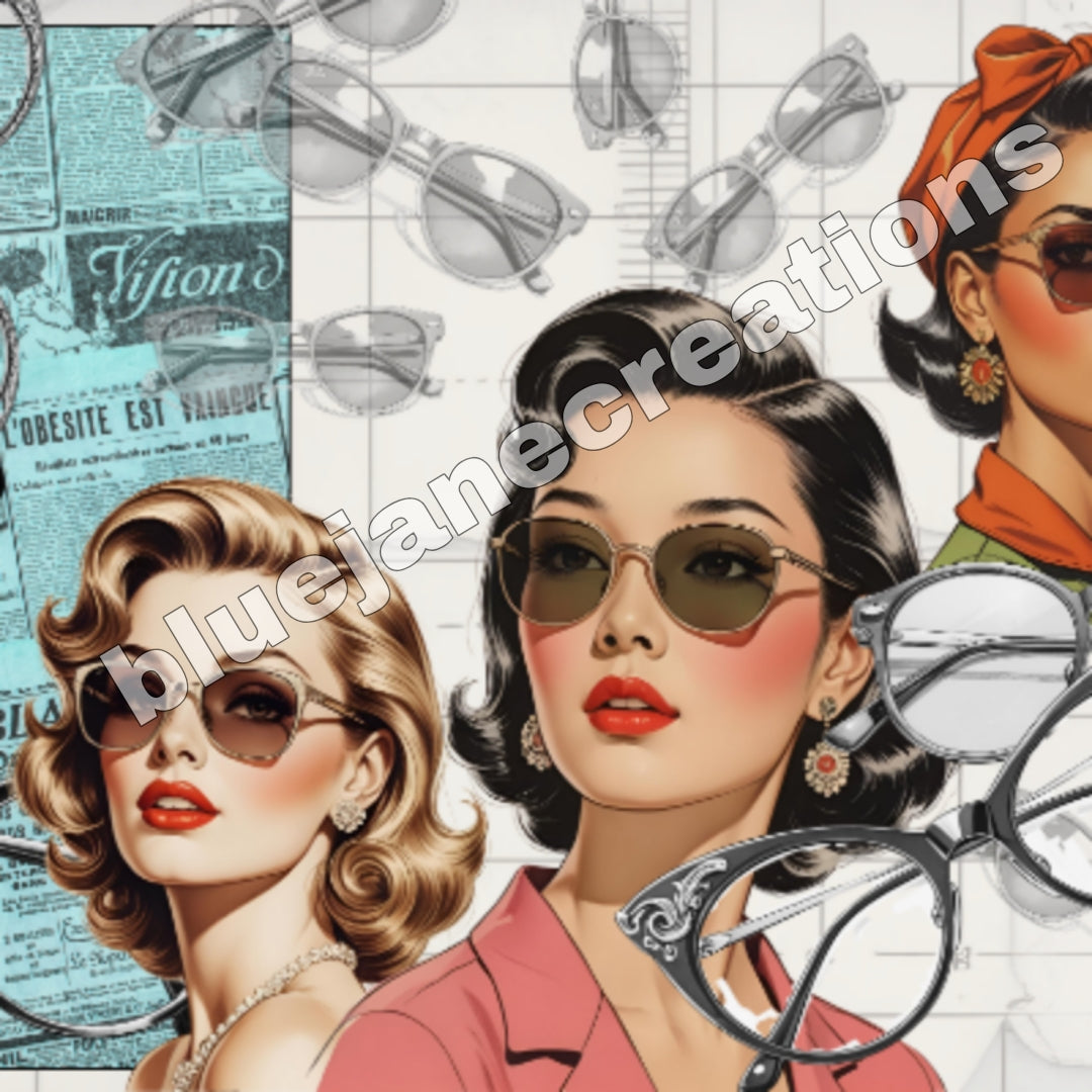 Funkiest Fashions Collage Papers